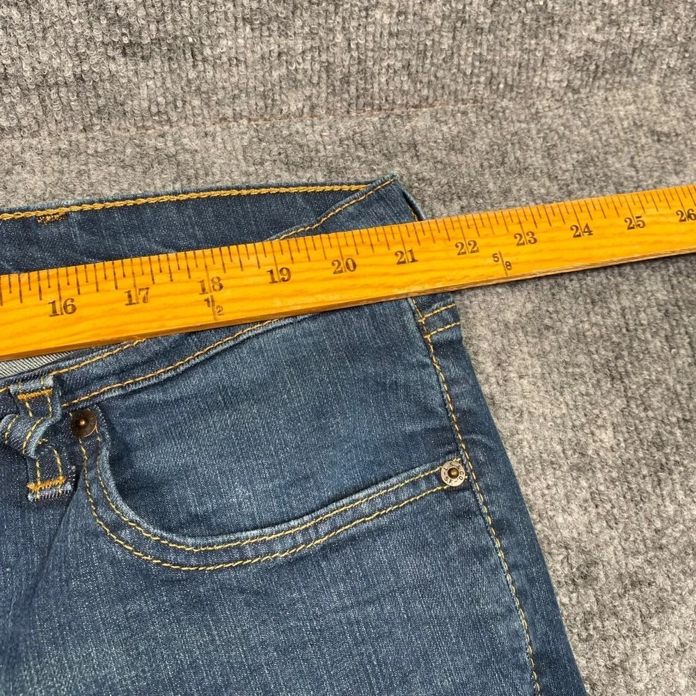 Levis 527 Slim Bootcut Jeans Mens 44x30 Medium Wash Blue Denim